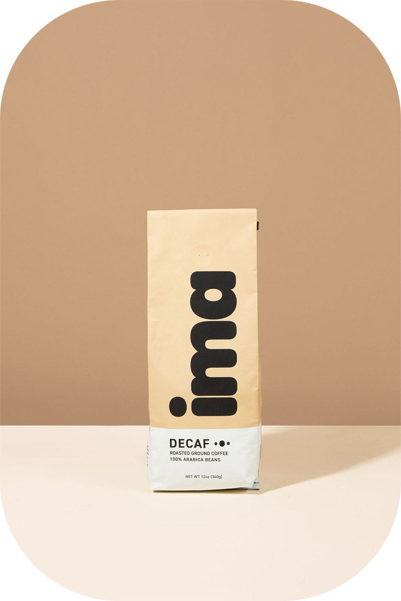 ima decaf roast coffee ground coffee - ima bean coffee