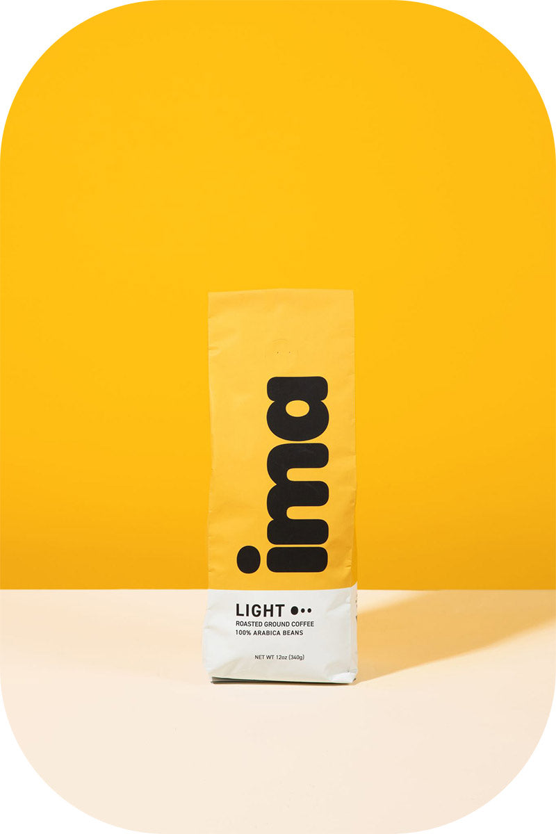 ima light roast coffee ground coffee - ima bean coffee