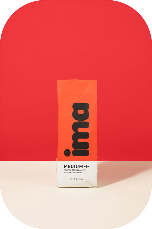 ima medium roast coffee ground coffee - ima bean coffee